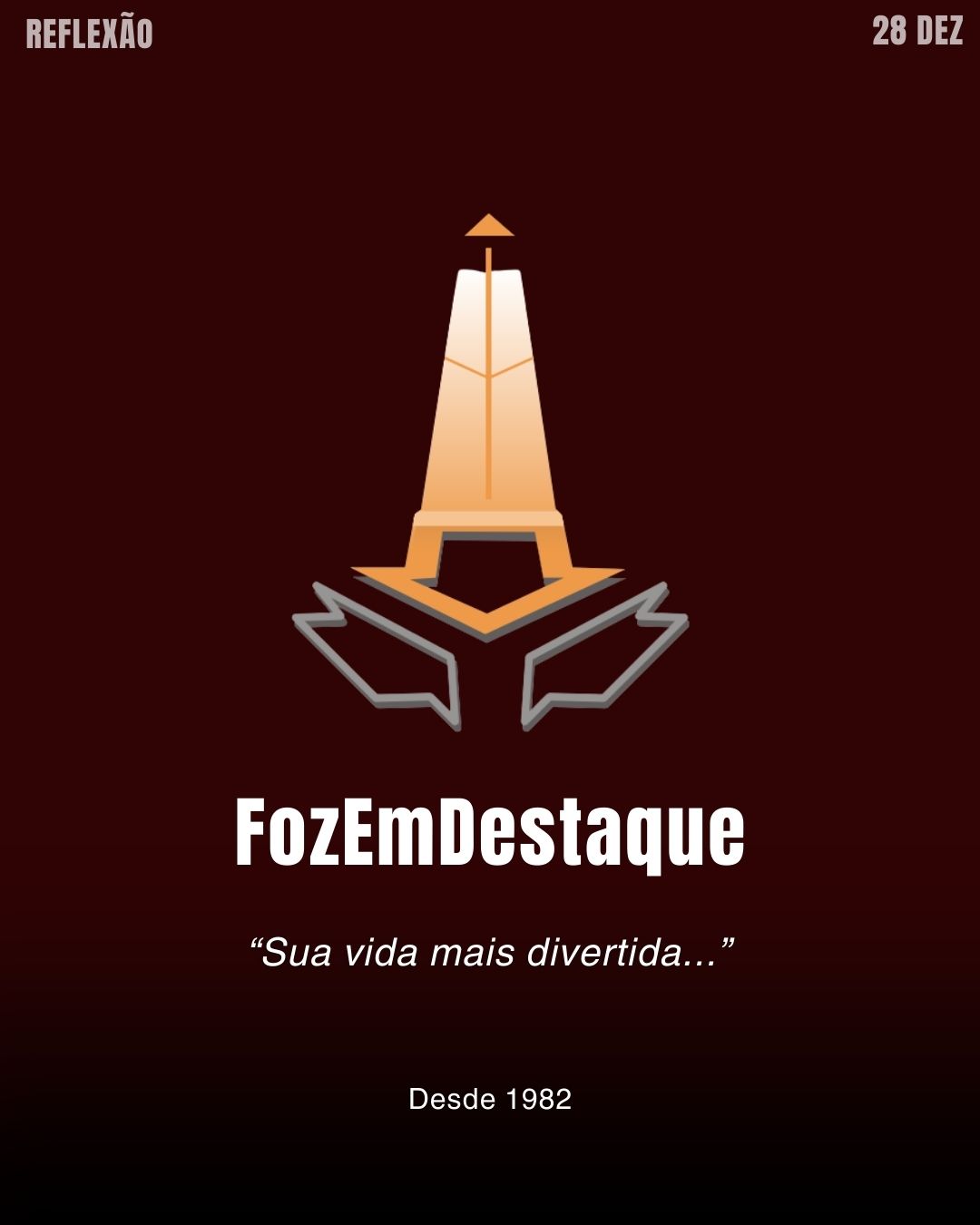 Gratidão 2025
Reflexão Diária - FozEmDestaque