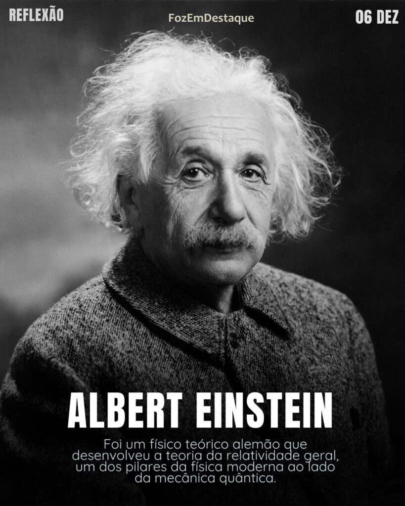 Não tentes ser bem-sucedido, tenta antes ser um homem de valor.

Albert Einstein
Valor e Sucesso Einstein

Reflexão Diária FozEmDestaque