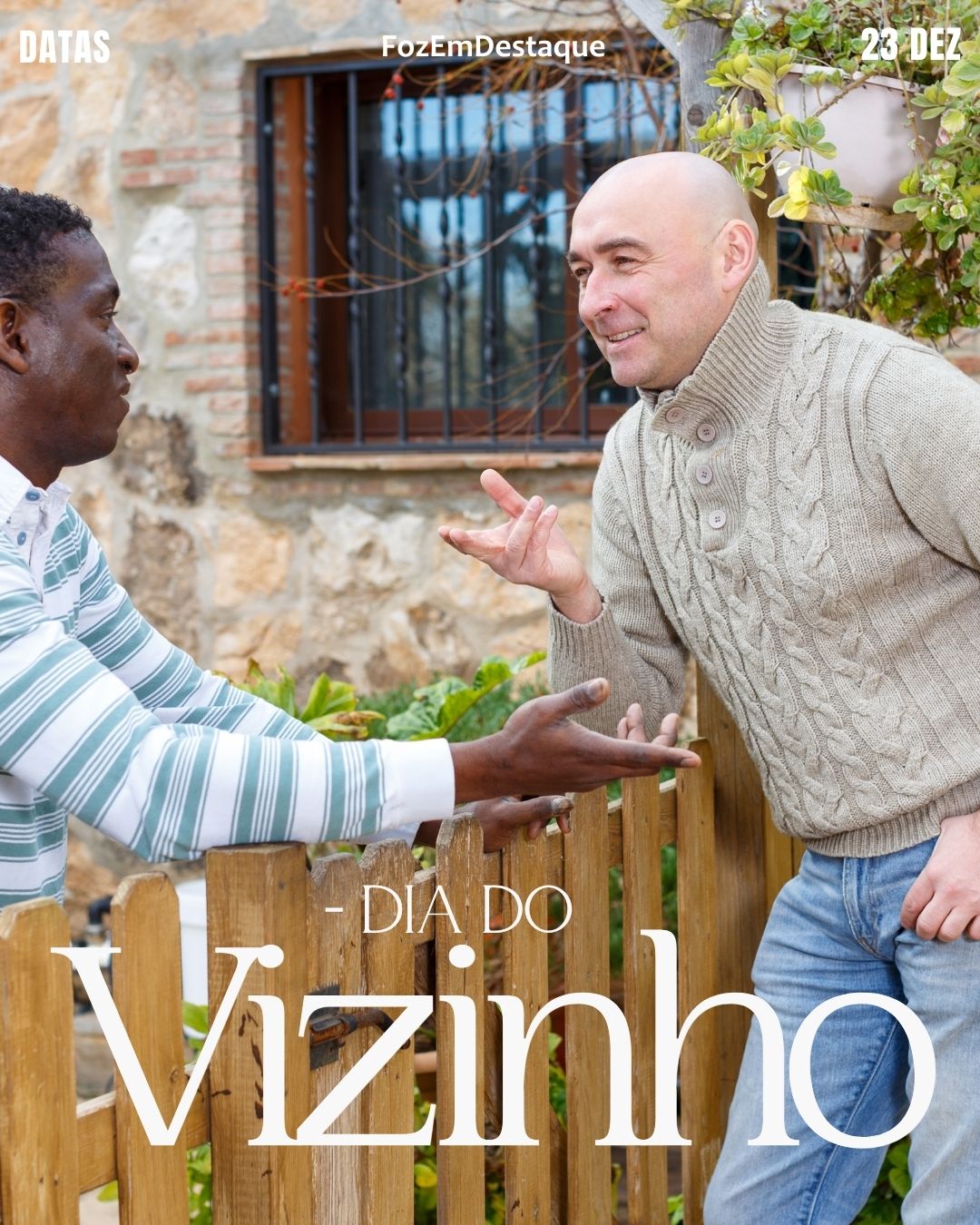 Dia do Vizinho
Vizinho e Solidariedade Hoje
ReflexãoDiária
FozEmDestaque