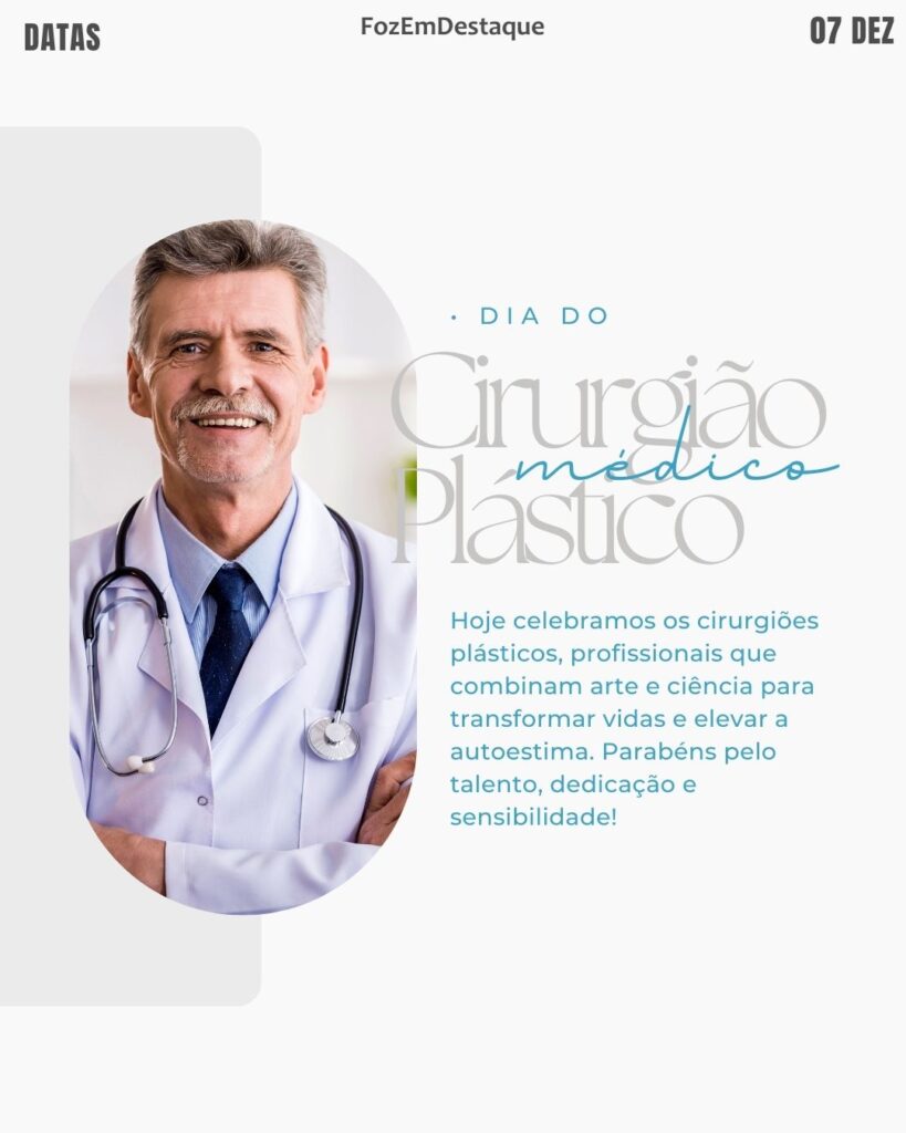 Dia do Médico Cirurgião Plástico: Arte, Ciência e Transformação
Celebrações dezembro Médico Aviação