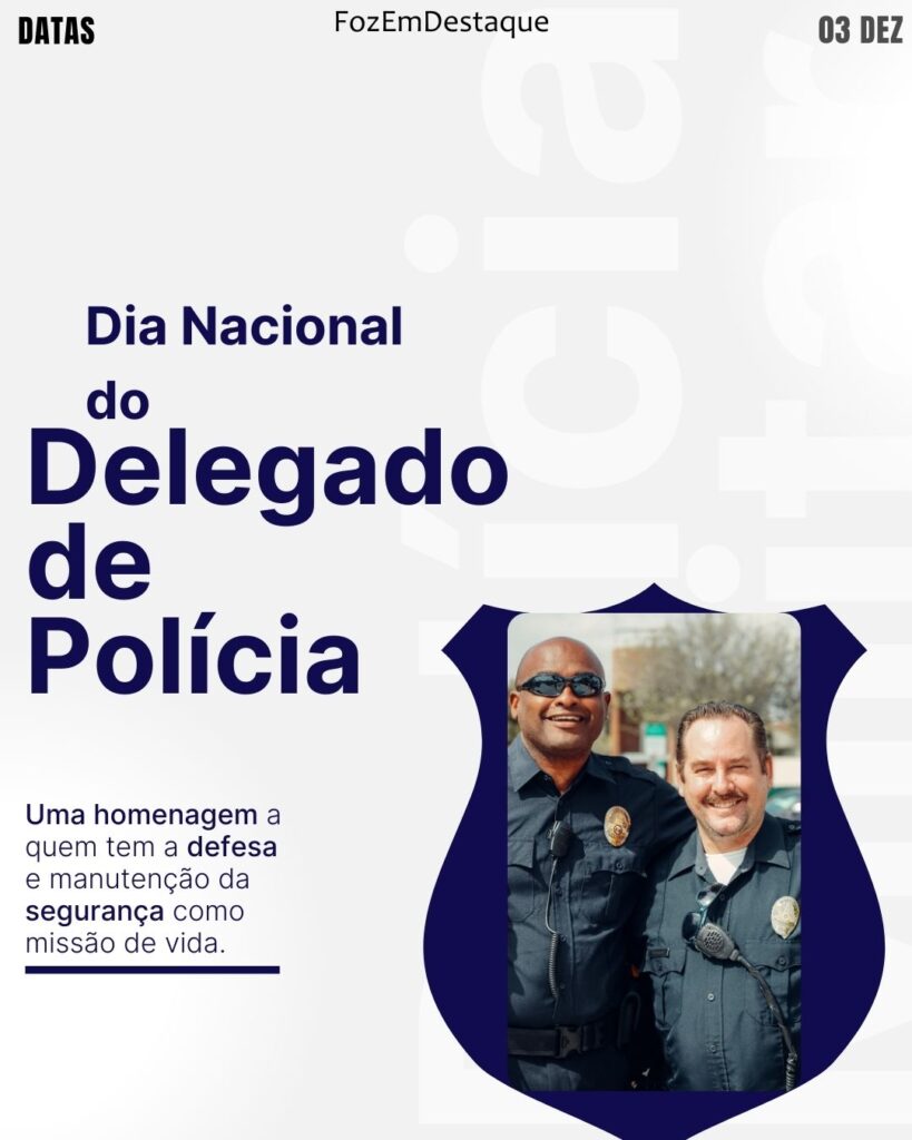 Dia do Delegado de Polícia
Deficiência Delegado Justiça Inclusão