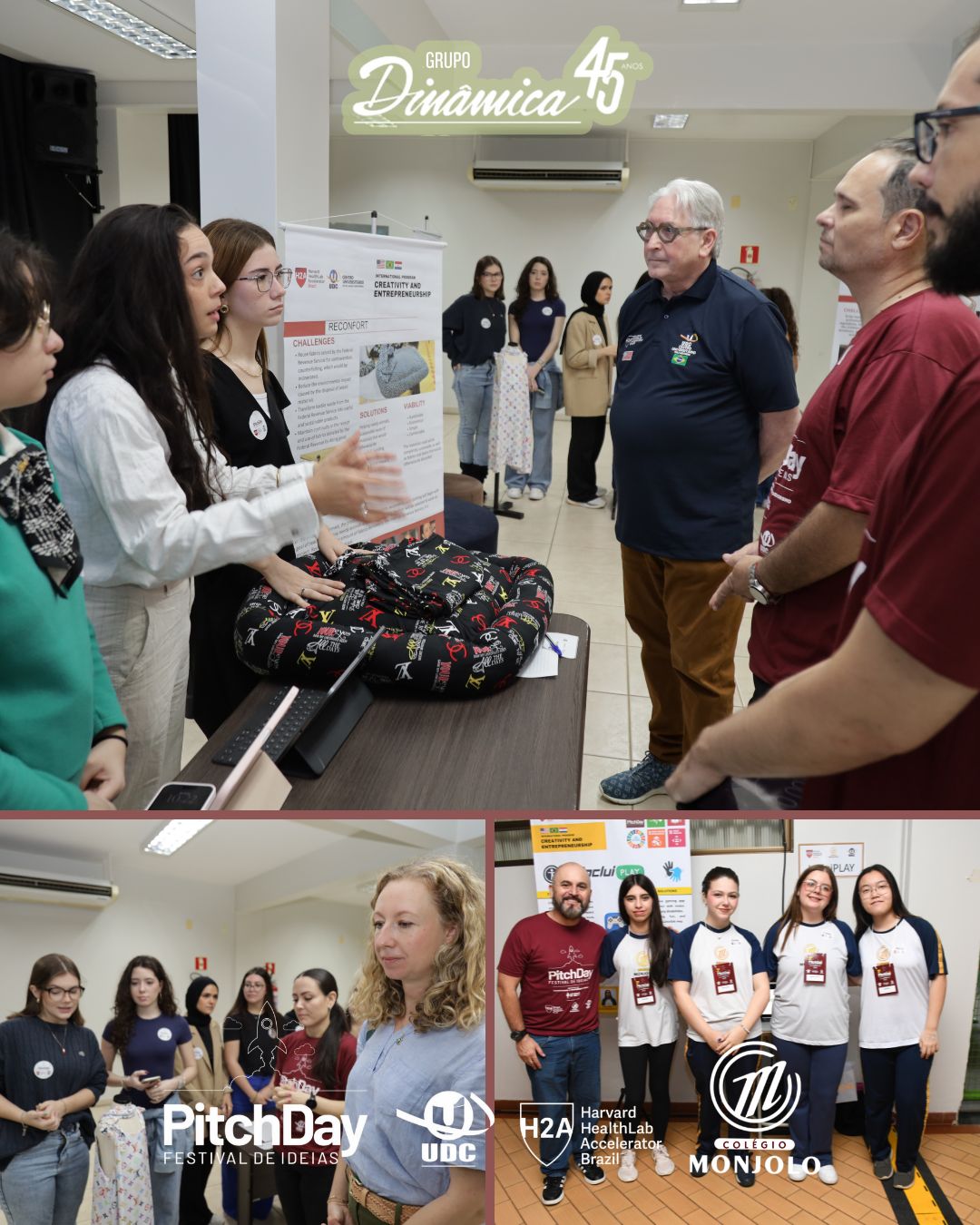 Colégio Monjolo
Faculdade UDC Monjolo
Ivo Costa
Fábio Hauagge do Prado
Rosicler Hauagge do Prado
Pitch Day Monjolo
