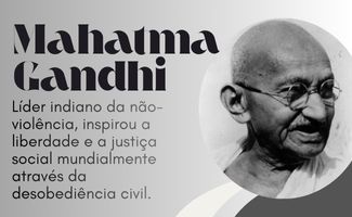 Felicidade Harmonia Pensamento Ação: O Princípio de Integridade de Mahatma Gandhi REFLEXÃO HORIZONTAL