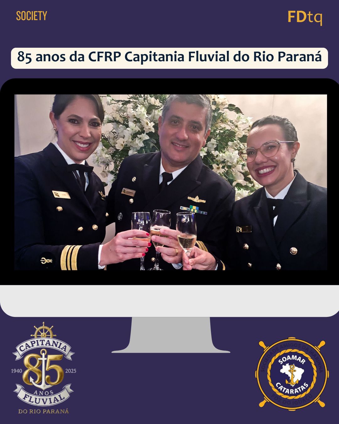 Capitania celebra 85 anos com Jantar Histórico e exalta a Família Naval em Foz 01