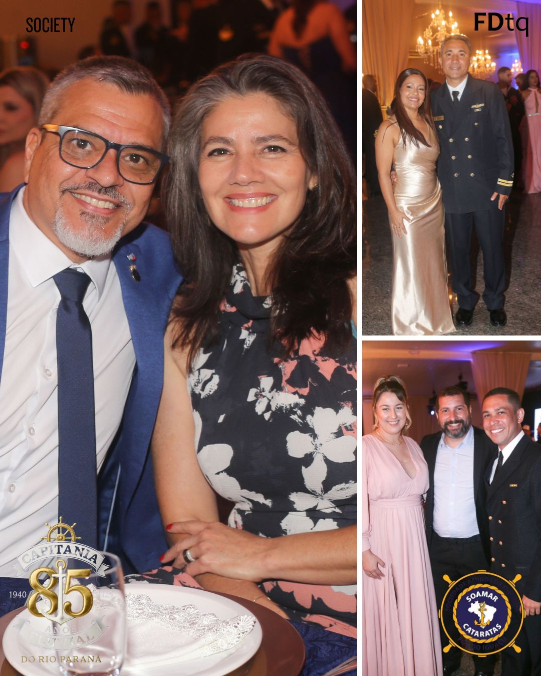 Comandante Uanderson Simonin e convidados no Jantar de 85 anos da Capitania em Foz do Iguaçu
SOAMAR CATARATAS
VERALDO BARBIERO
CAPITÃO COTTA
TALITA COTTA
VOLUNTÁRIAS CISNE BRANCO
ALMIRANTE TROVÁO
CAPITANIA DOS PORTOS DO RIO PARANÁ
ASLMIRANTE TINOCO, PAULO TINOCO SECRETARIO DE SEGURNAÇA FOZ