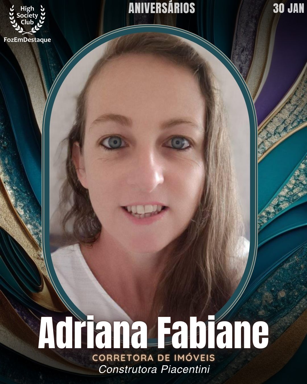 Adriana Fabiane
Corretora de Imóveis
Construtora Piacentini