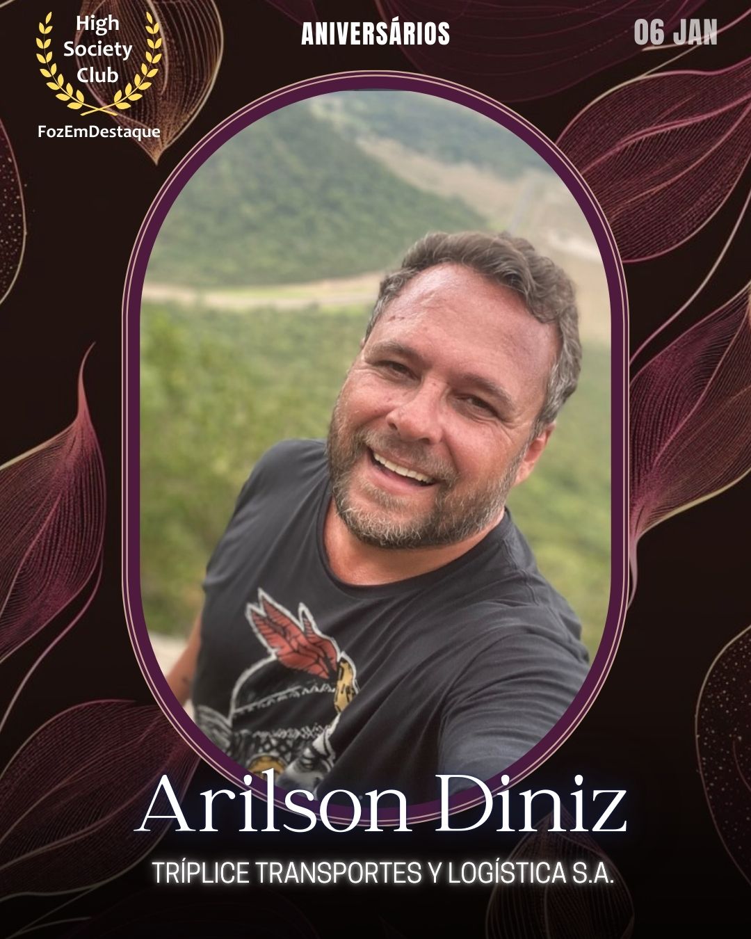 Arilson Diniz
Tríplice Transportes y Logística S.A.