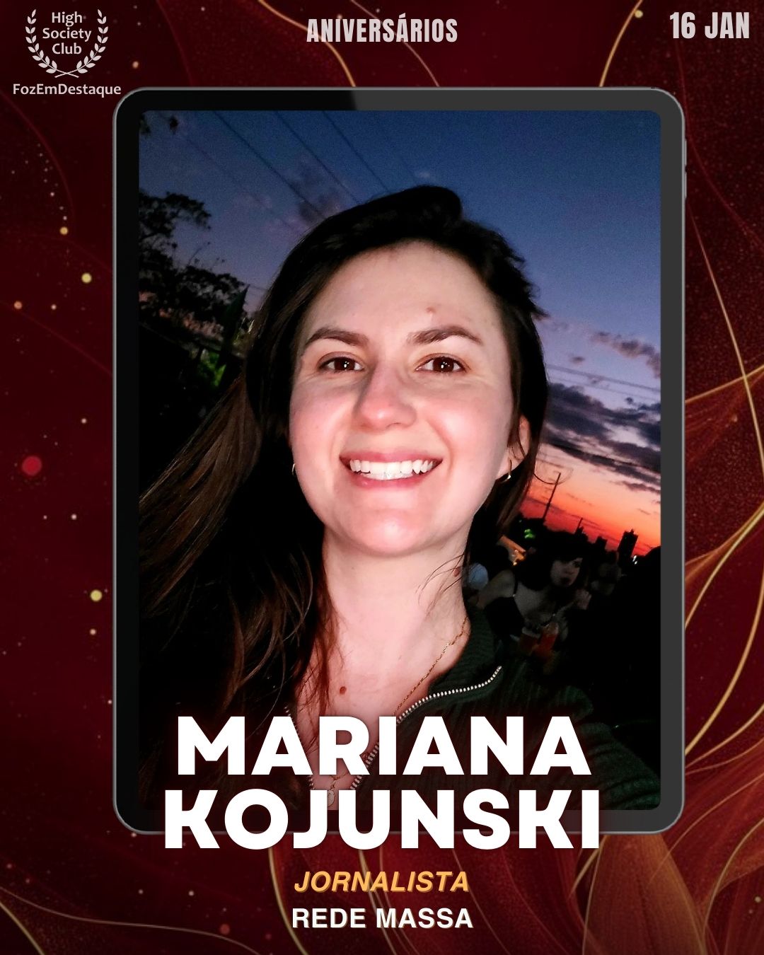 Mariana Kojunski
Jornalista
Rede Massa