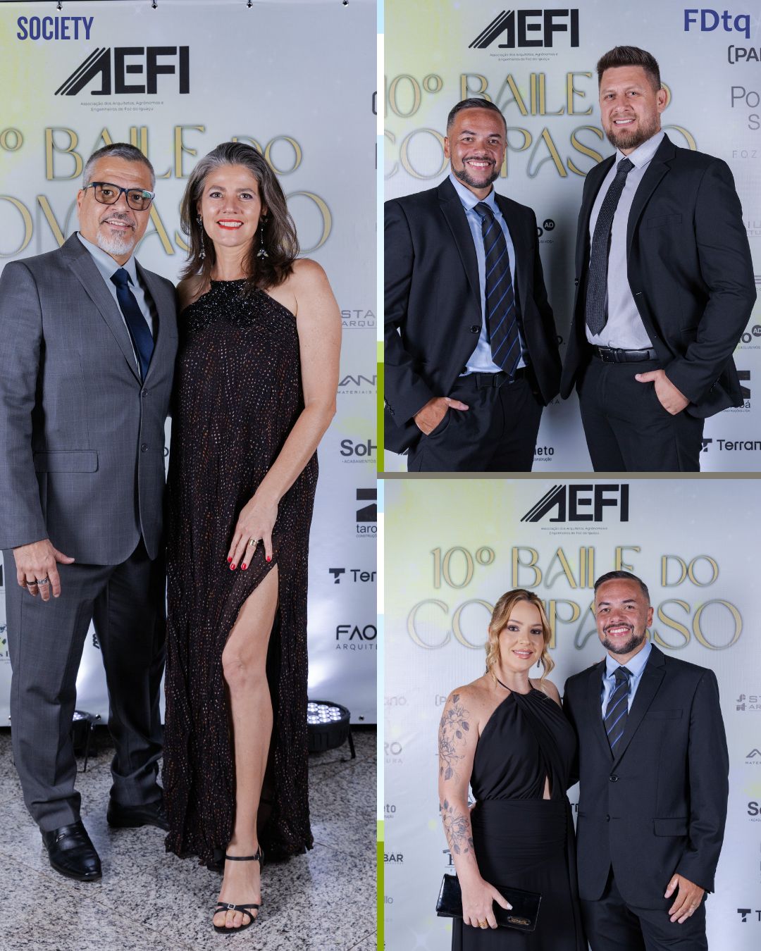 10º Baile do Compasso da AEFI
Almirante Paulo Tinoco, Secretário de Segurança de Foz
PREMIER ESQUADRIAS FOZ
Selio Kanigoski
Jaqueline Cintia Nogueira
SUPERNOX
Patrícia Dantas
Dennys Dantas