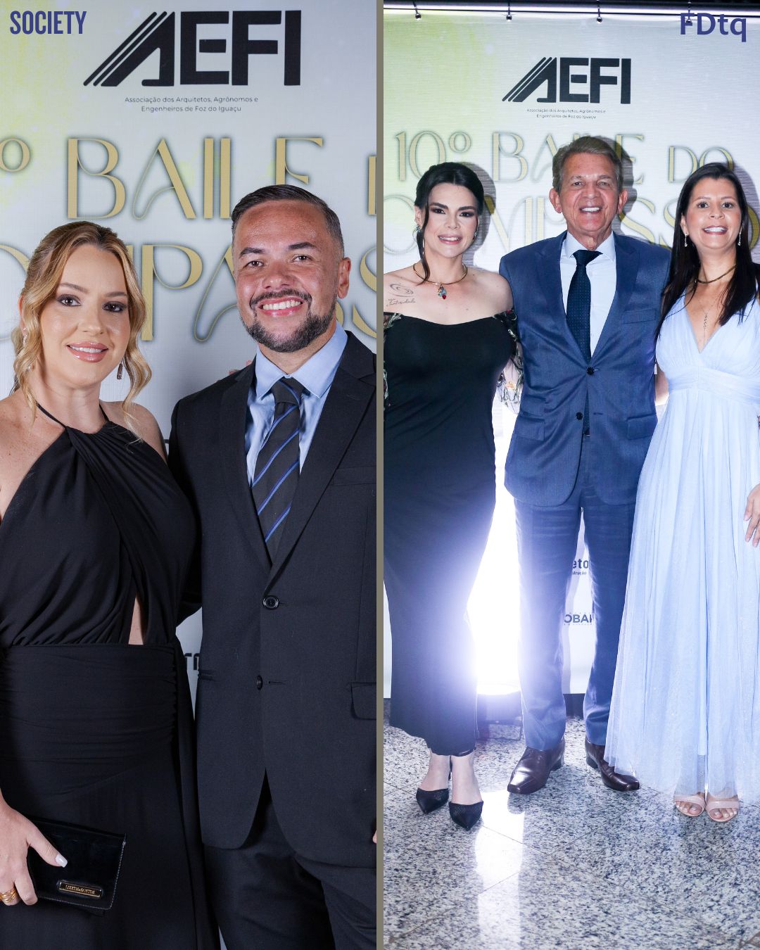 10º Baile do Compasso da AEFI
PREMIER ESQUADRIAS FOZ
Selio Kanigoski
Jaqueline Cintia Nogueira
SUPERNOX
Patrícia Dantas
Dennys Dantas