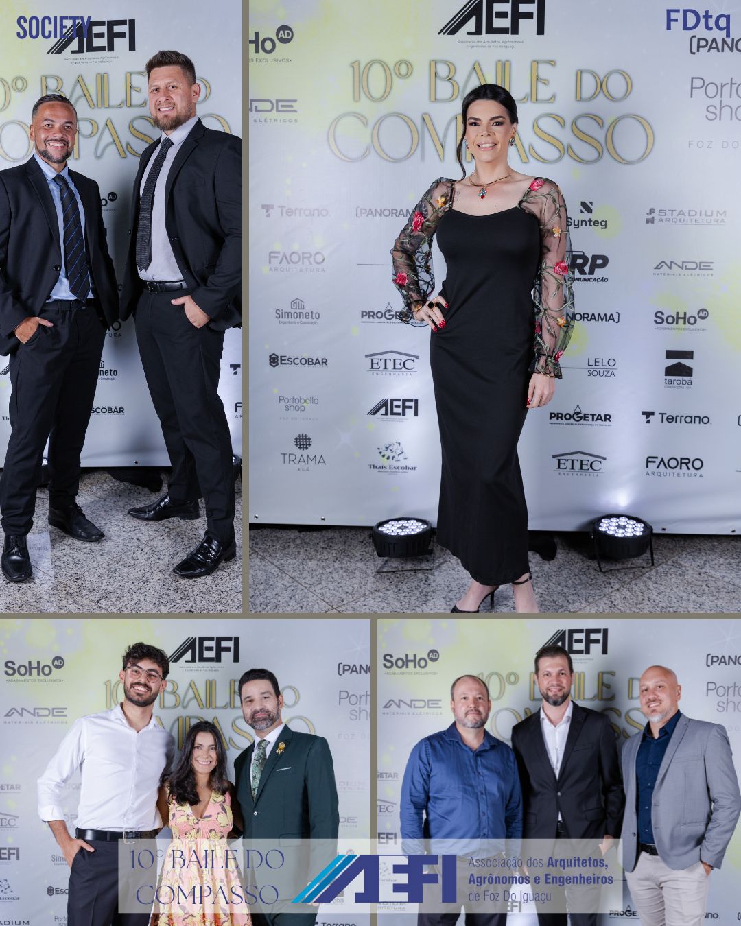10º Baile do Compasso da AEFI
Thais Escobar
PREMIER ESQUADRIAS FOZ
Selio Kanigoski
Jaqueline Cintia Nogueira
SUPERNOX
Patrícia Dantas
Dennys Dantas