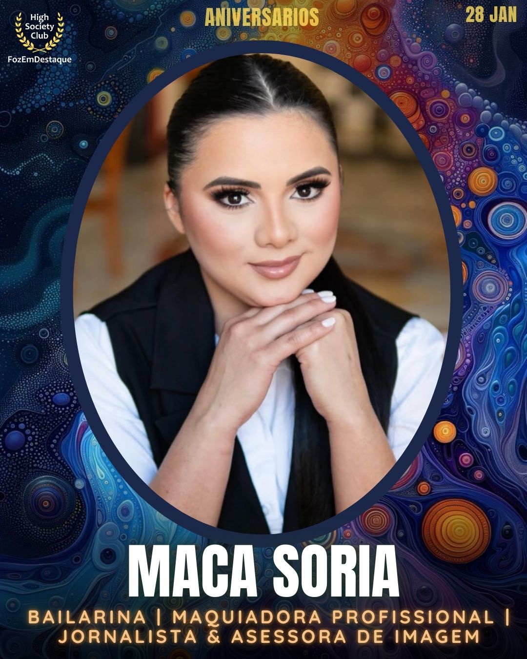 Maca Soria
Bailarina | Maquiadora profIssional | Jornalista & asessora de imagem