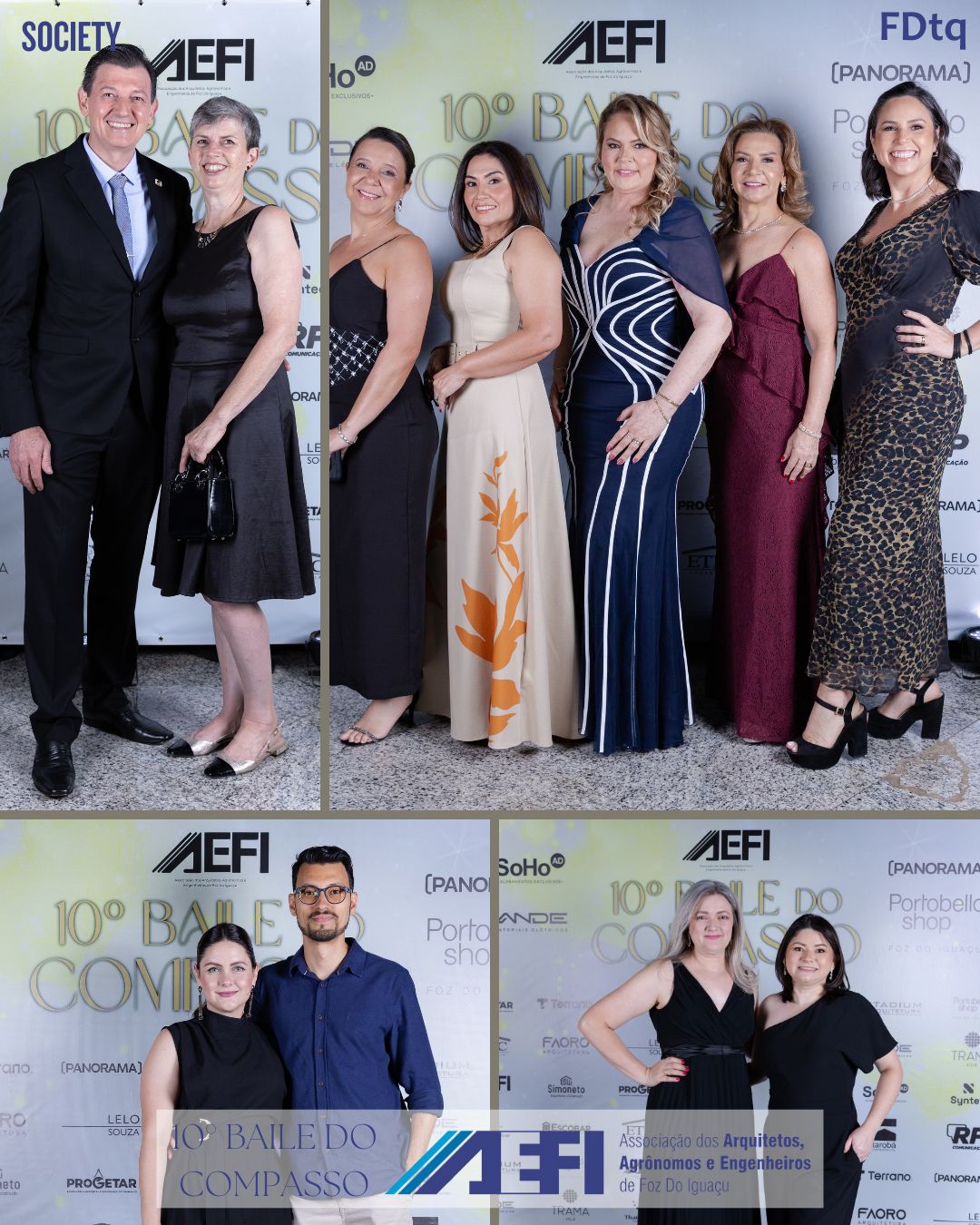 10º Baile do Compasso da AEFI
Eliane Savio
Edineia Riquelme
Dulci Fritzen