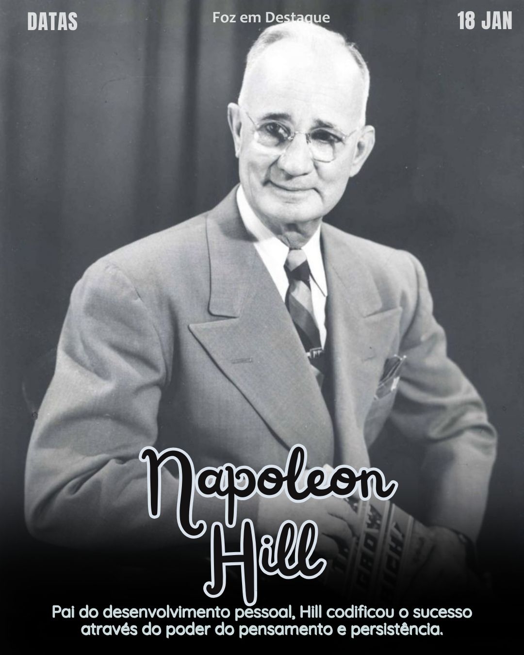 "A sua única limitação é aquela que você impõe à sua própria mente." – Napoleon Hill
Superação de Limites Mentais
Reflexão diaria FozEmDestaque