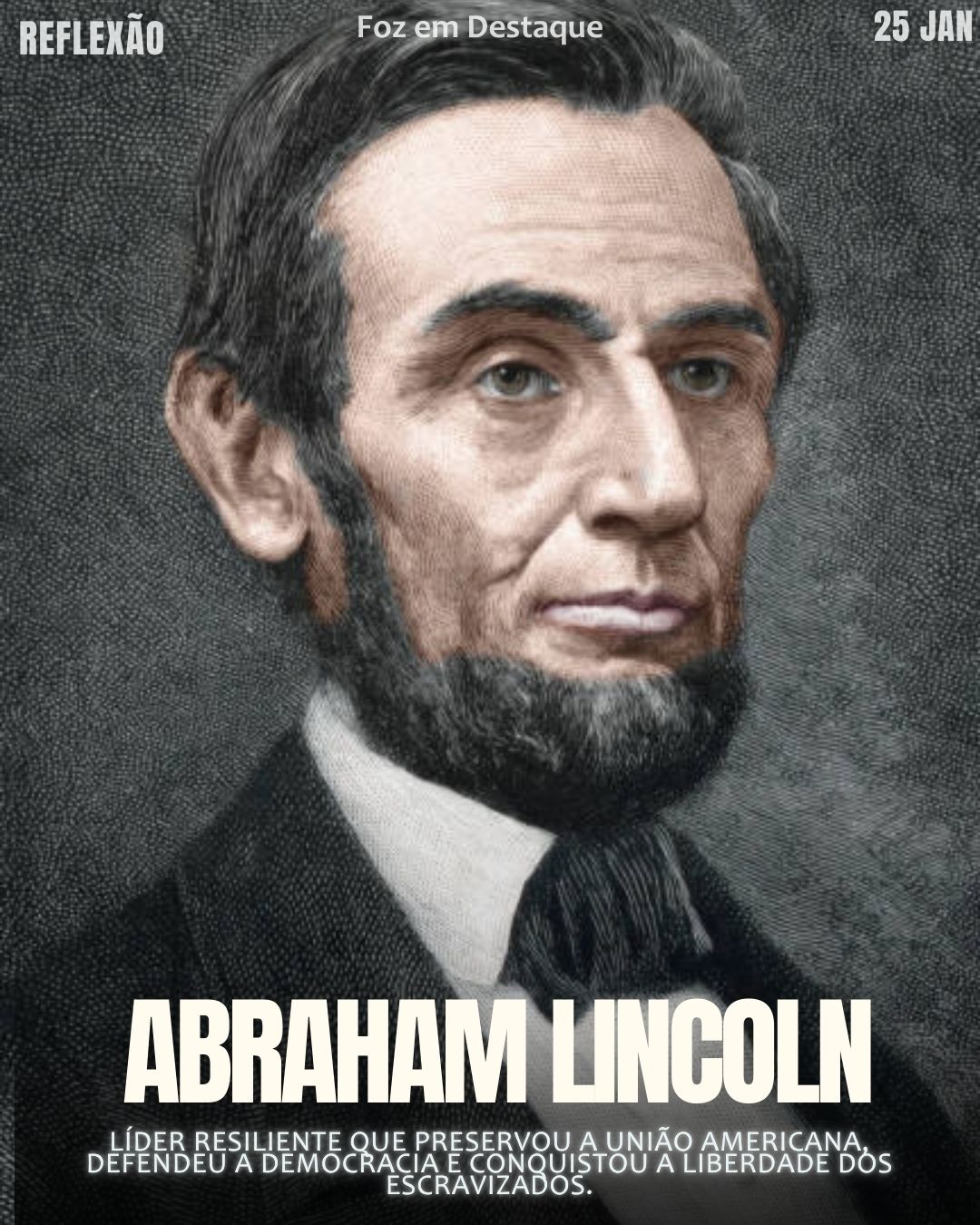 É melhor calar-se e deixar que as pessoas pensem que você é um idiota do que falar e acabar com a dúvida." — Abraham Lincoln
Reflexão diaria FozEmDestaque