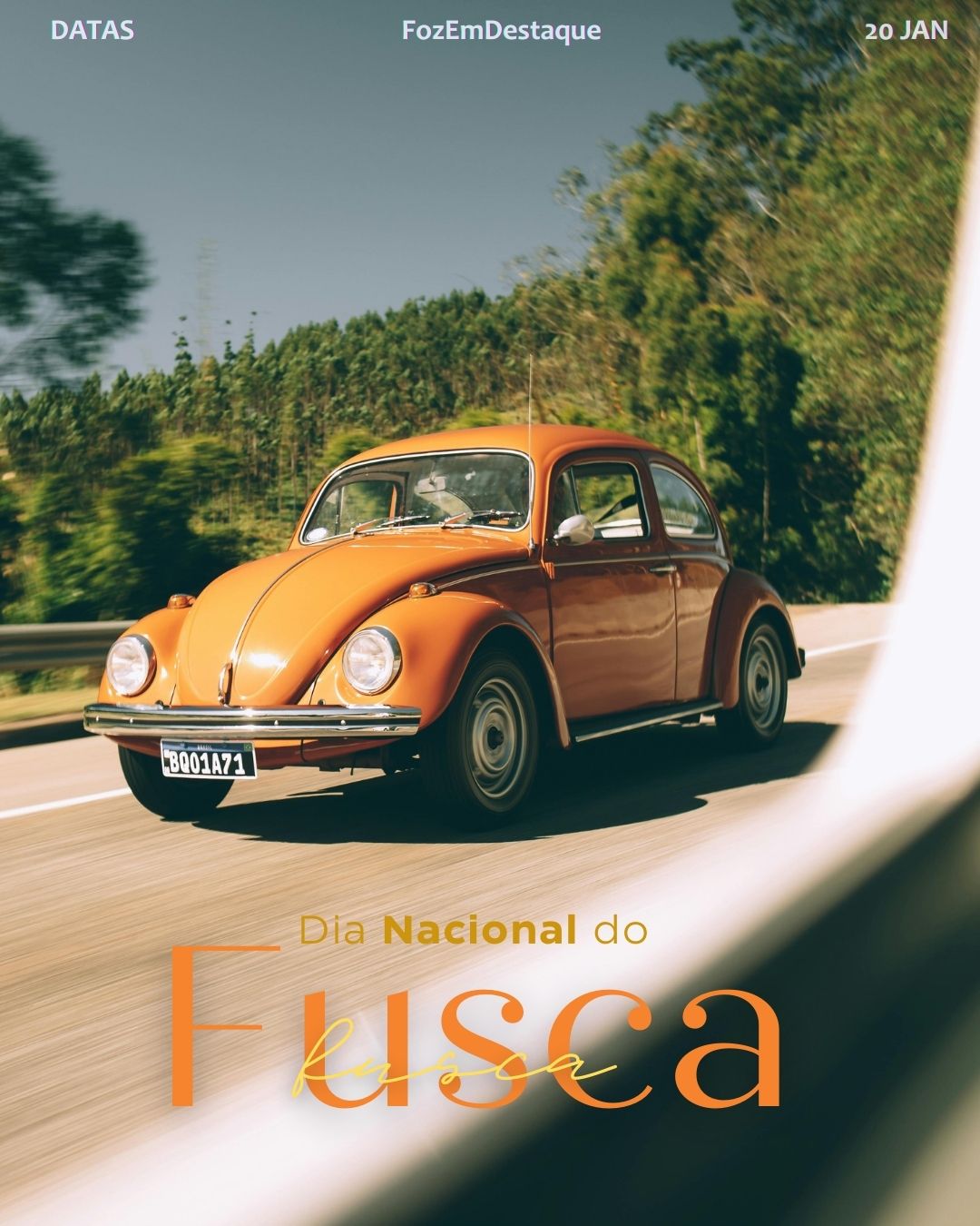 Dia Nacional do Fusca: A Nostalgia que Atravessa Gerações
Datas Comemorativas 20/01/2026