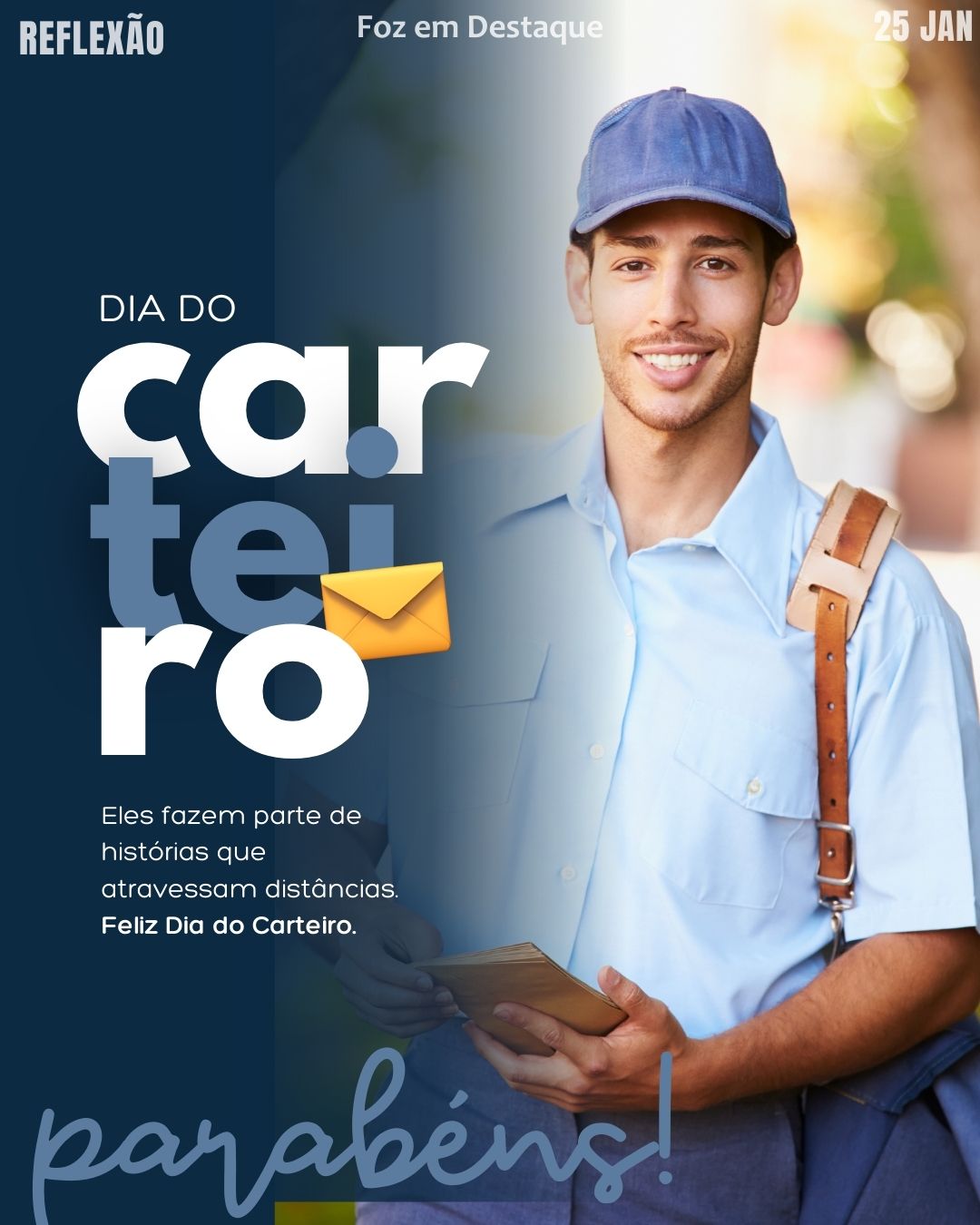 Dia do Carteiro
Datas Comemorativas 25/01/2026