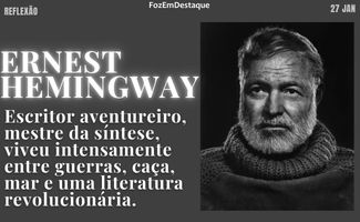 Sabedoria Silêncio Hemingway 2026: Reflexão para a Alta Sociedade REFLEXÃO HORIZONTAL