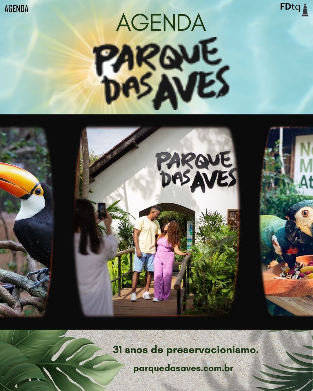🌿 Agenda Parque das Aves: O Verão do Propósito e a Formação dos Novos Guardiões 1
