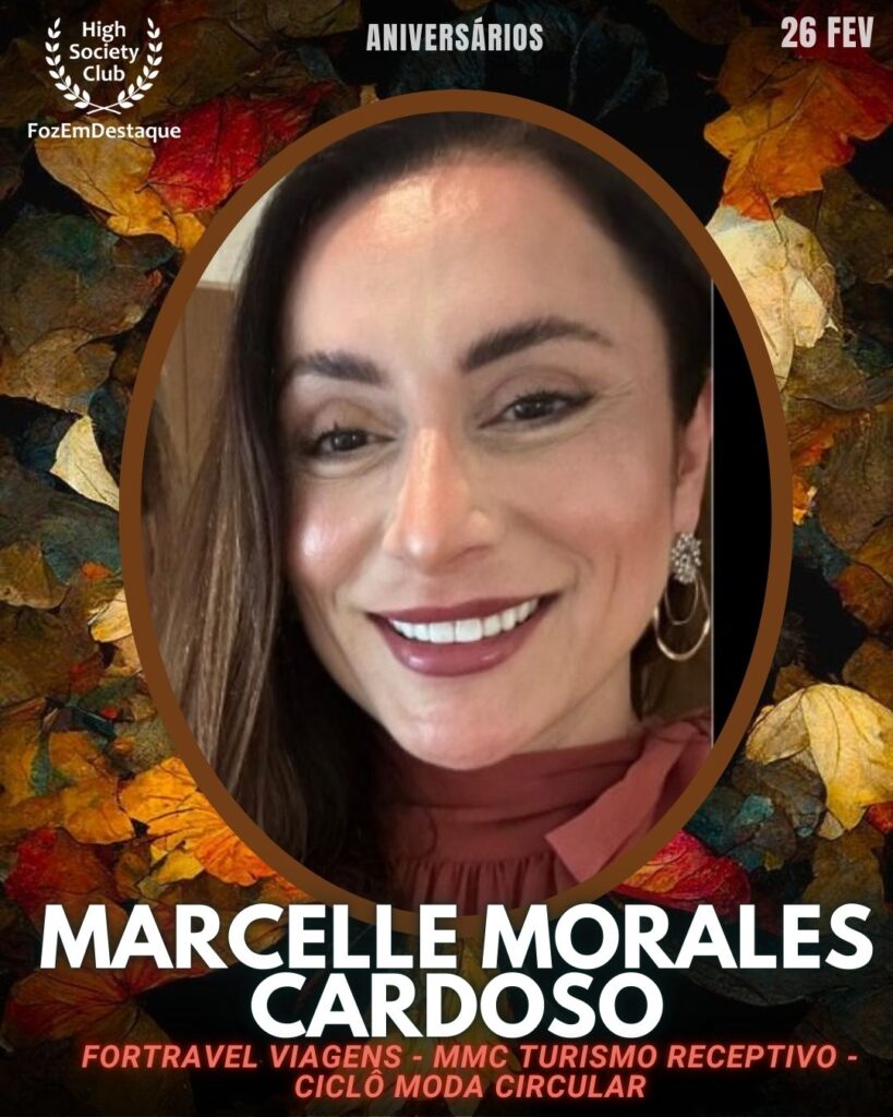 Marcelle Morales Cardoso
ForTravel Viagens - MMC Turismo Receptivo - Ciclô Moda Circular