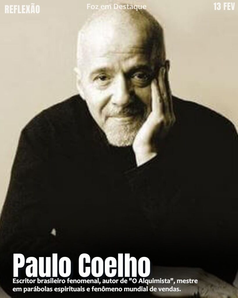 "Quando você quer alguma coisa, todo o universo conspira para que você realize o seu desejo." – Paulo Coelho
Universo Conspira Paulo Coelho