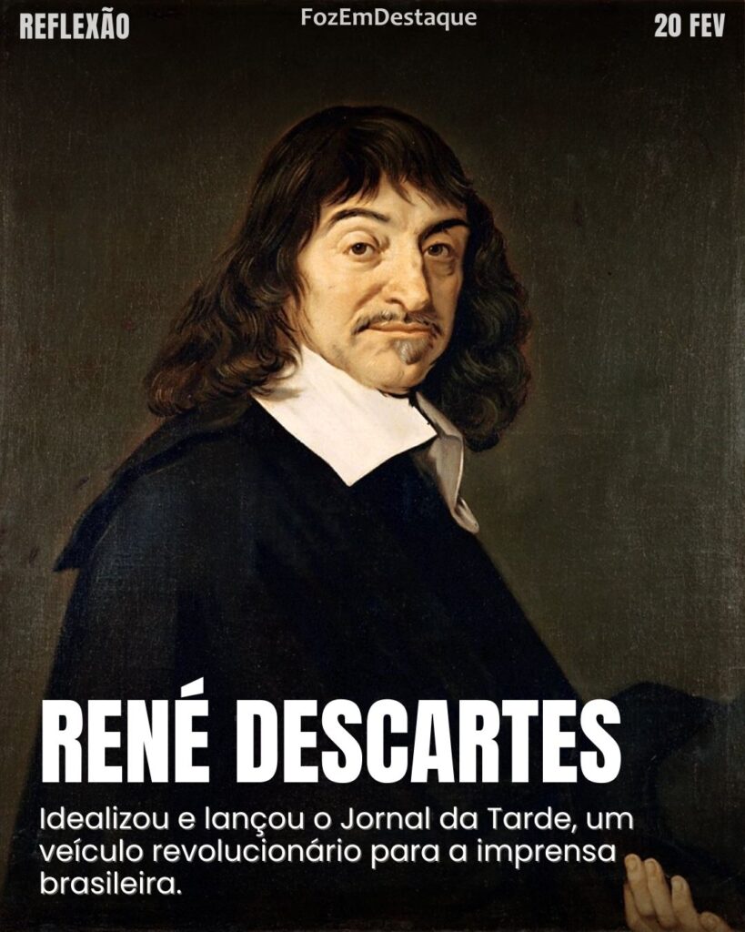 “Para examinar a verdade, é necessário, uma vez na vida, colocar todas as coisas em dúvida o máximo possível.” — René Descartes
Dúvida Metódica René Descartes