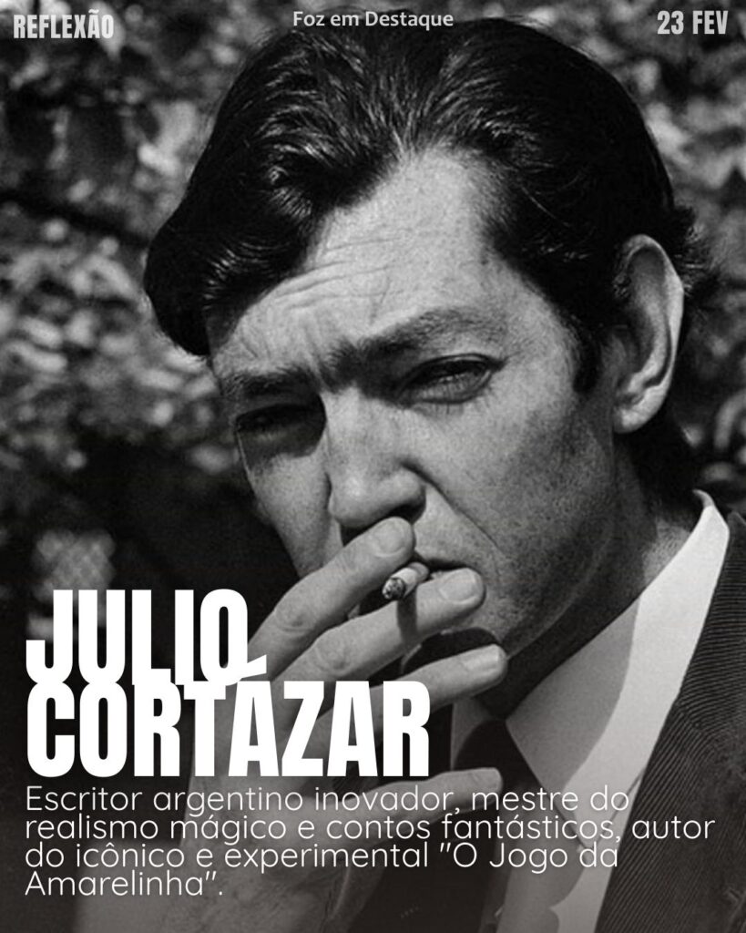 “A humanidade começará verdadeiramente a merecer o seu nome no dia em que cessar a exploração do homem pelo homem.” — Julio Cortázar
Dignidade Humana Julio Cortázar