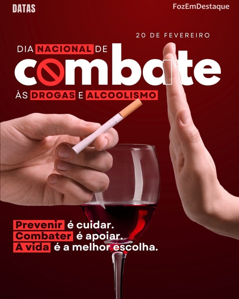 Dia Nacional de Combate às Drogas e Alcoolismo
Datas Comemorativas 20/02/2026