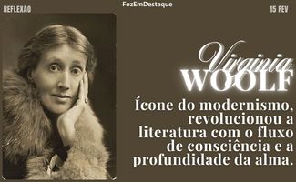 Liberdade mental Virginia Woolf: Reflexão de 15 de Fevereiro de 2026 REFLEXÃO HORIZONTAL