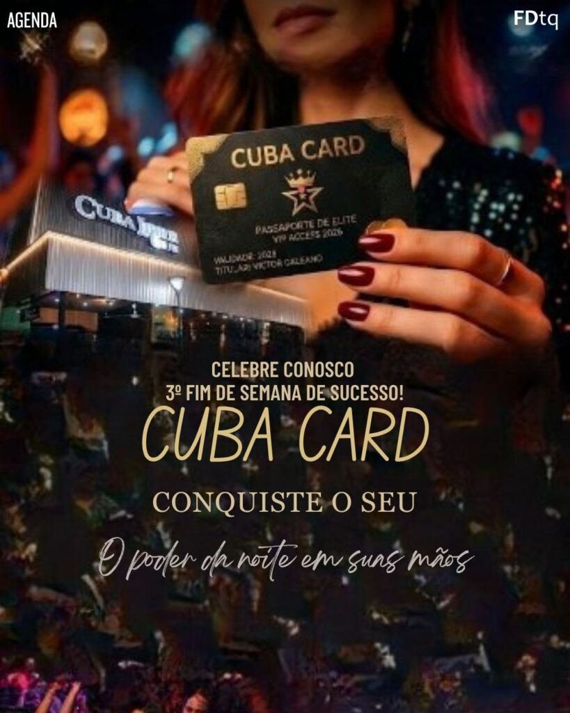 Cuba Card Cuba Libre 2026.
Puerto Iguazu Argentina
Nicolas Domacinovic
Foz em Destaque
Balada na Argentina
Noite Trinacional