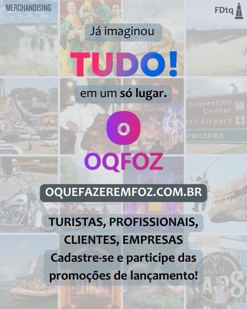 A economia da Tríplice Fronteira ganha novo impulso com o OQFOZ. Plataforma de inteligência digital conectando Foz ao mundo.