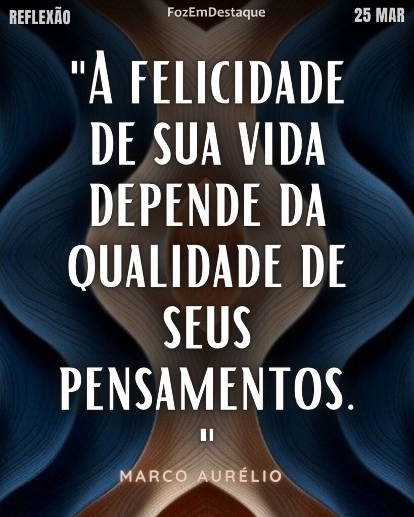 Reflexão Marco Aurélio 2026