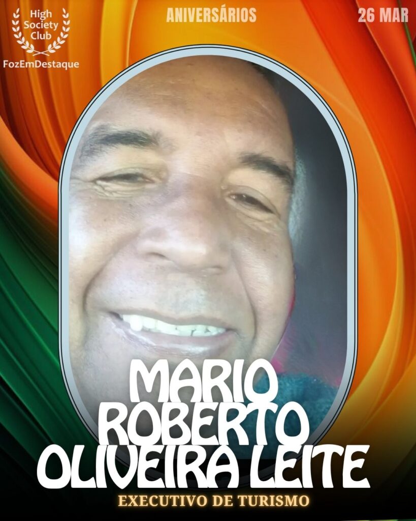 Mario Roberto Oliveira Leite
Executivo de Turismo