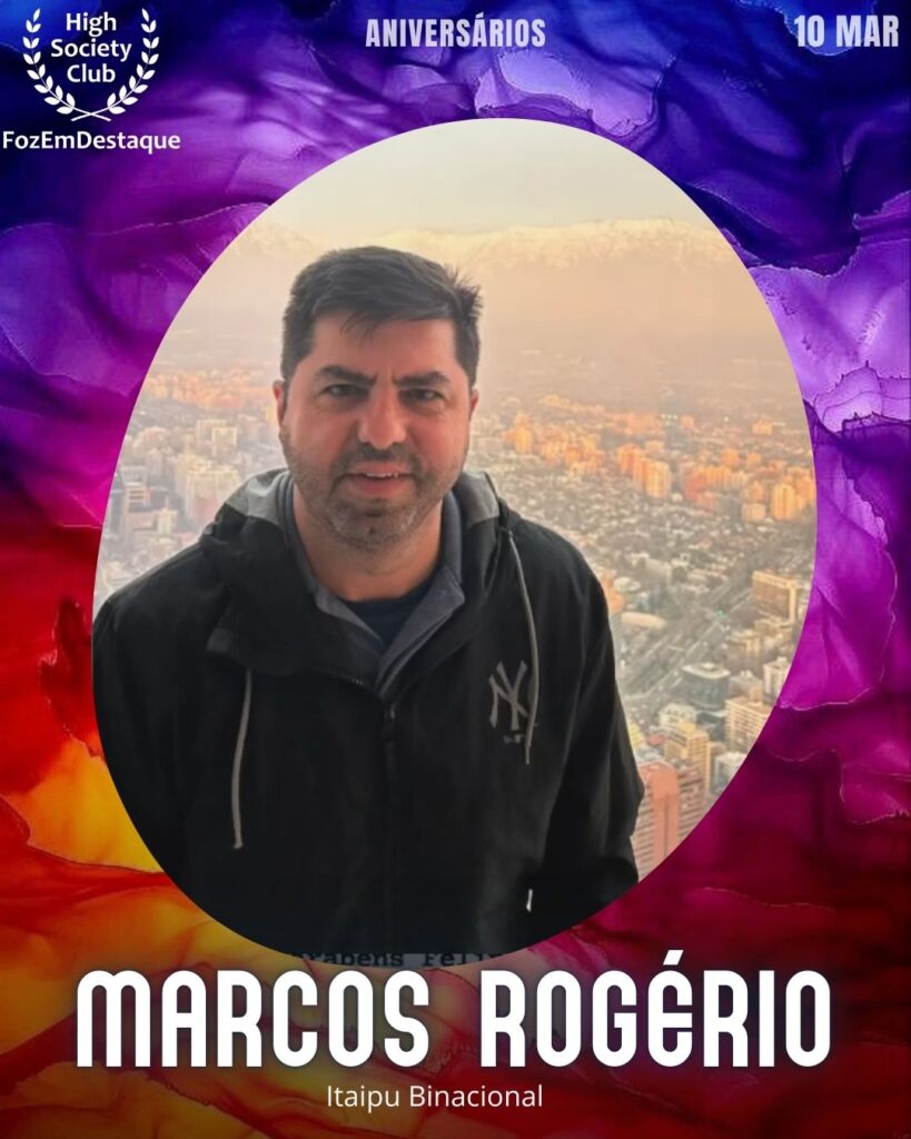 Marcos Rogério Pinto de Oliveira
Sociedade
Itaipu Binacional