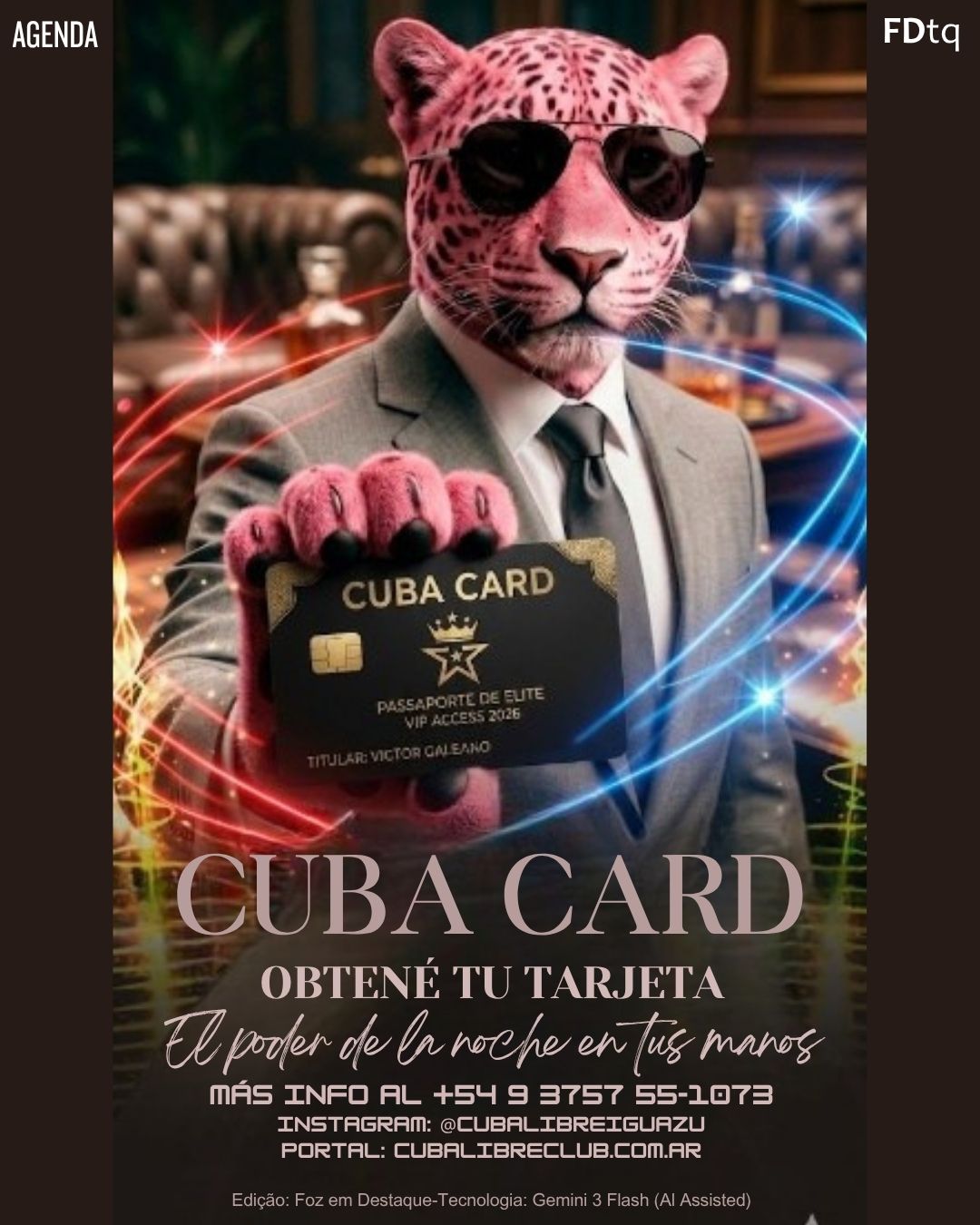 CUBA CARD: O PODER DA NOITE EM SUAS MÃOS 🥂 6(1)