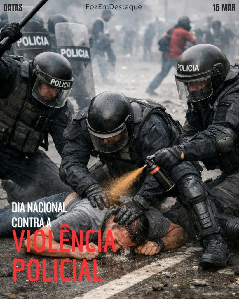 Foz em Destaque
Datas Comemorativas 15/Março/2026
Dia Internacional Contra a Violência Policial