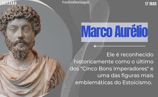 Escolha Você: A Sabedoria de Marco Aurélio em 2026 REFLEXÃO HORIZONTAL