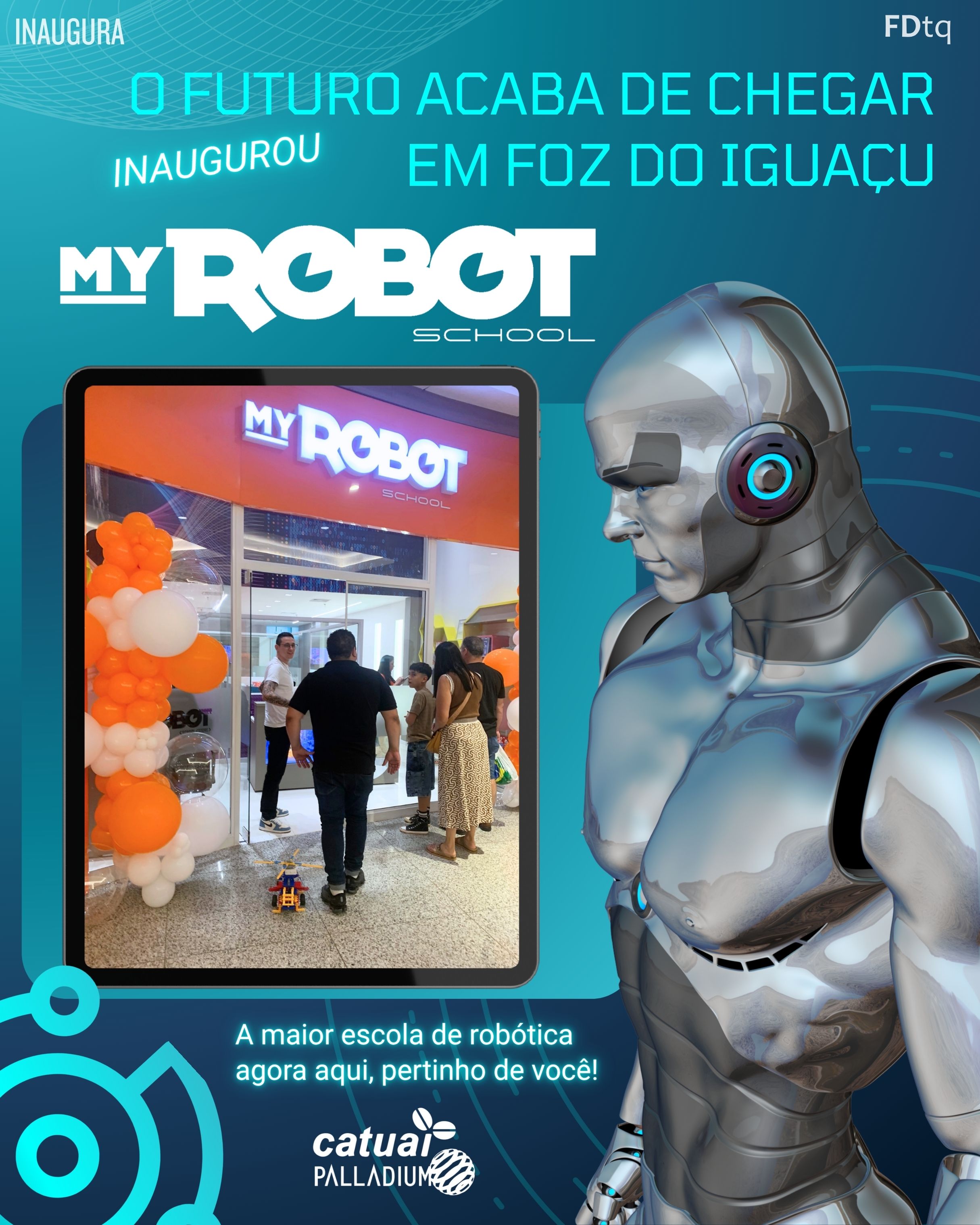 My Robot School Foz 2026: Inovação e Prestígio no Shopping Catuaí Palladium 1